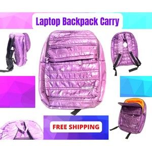 Laptop Backpack Carry  Men Women Nylon Style Usb Organizer Outdoor School Office